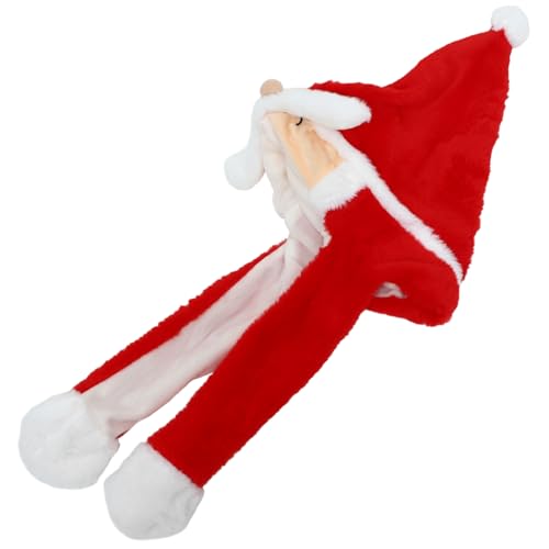 COSMEVIVI Weihnachtsmann Elch Kopfbedeckung Mit Beweglichen Ohren, Weihnachtsfeier, Bühnenauftritt, Foto Requisiten, Partyhut, Ohrensprunghut, Weihnachtshut Mit Beweglichen Ohren, COSMEVIVI Weihnachtsmann Elch Kopfbedeckung Mit Beweglichen Ohren, Weihnachtsfeier, Bühnenauftritt, Foto Requisiten, Partyhut, Ohrensprunghut, Weihnachtshut Mit Beweglichen Ohren, von COSMEVIVI