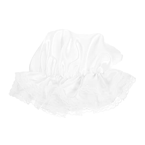 COSMEVIVI Weiße Spitzen Maid Kopfbedeckung Leichtes Party Cosplay Haarschmuck für Damen Komfortabel Kompakt für Rollenspiel und Bühnenauftritte von COSMEVIVI