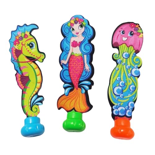 3 Stück Hippocampus Meerjungfrau Squid Tauchspielzeug für Kinder ab 5 6 7 8 9 10,Schwimmbad Spielzeug,Unterwasser Pool Spielzeug Wasserspielzeug für Kinder Sommer Geschenk Tauchen Lerne Training 3 Stück Hippocampus Meerjungfrau Squid Tauchspielzeug für Kinder ab 5 6 7 8 9 10,Schwimmbad Spielzeug,Unterwasser Pool Spielzeug Wasserspielzeug für Kinder Sommer Geschenk Tauchen Lerne Training von COSORO