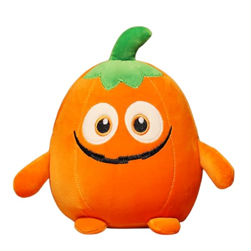 COSORO 20cm Niedliche Halloween Plüschtier Kürbis,Plüsch Spielzeug Horror Gesicht,Weicher Kuscheltier Flauschiger Stofftier Kürbis Stoffpuppe Spielzeug Kinder Heimdekoration von COSORO