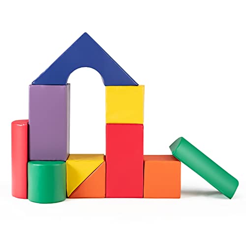 COSTWAY 11-teiliges Softbausteine, weiche Riesenbausteine zum Klettern, Schaumstoffbausteine Großbausteine für Kinder COSTWAY 11-teiliges Softbausteine, weiche Riesenbausteine zum Klettern, Schaumstoffbausteine Großbausteine für Kinder von COSTWAY
