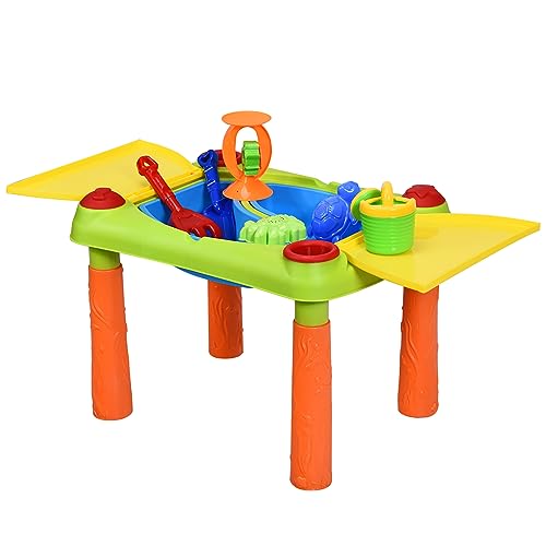 COSTWAY 2-in-1 Sand- und Wasserspieltisch, 18-teiliger Sandkastentisch für Kinder, Kinderspieltisch, Strandspielzeug-Set, Sandkasten Spielzeug für den Innen- und Außenbereich inkl. Zubehör COSTWAY 2-in-1 Sand- und Wasserspieltisch, 18-teiliger Sandkastentisch für Kinder, Kinderspieltisch, Strandspielzeug-Set, Sandkasten Spielzeug für den Innen- und Außenbereich inkl. Zubehör von COSTWAY