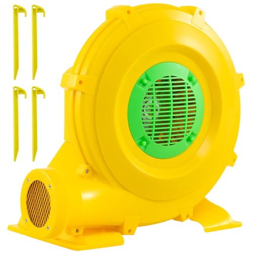 COSTWAY 750W Gebläse für Hüpfburg, Luftgebläse mit Griff & Bodenanker, Gebläsepumpe Ventilator für aufblasbares Spielzeug von COSTWAY
