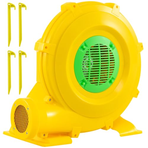 COSTWAY 850W Gebläse für Hüpfburg, Luftgebläse mit Griff & Bodenanker, Gebläsepumpe Ventilator für aufblasbares Spielzeug von COSTWAY