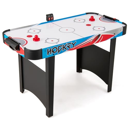 COSTWAY Airhockey Tisch, Air Hockey Spieltisch elektrisch mit LED-Anzeigetafel & 12V-Motor, Lufthockey Tisch mit 2 Pucks & 2 Schiebern für Kinder Erwachsene, Zuhause, Spielzimmer, 130 x 61 x 76 cm COSTWAY Airhockey Tisch, Air Hockey Spieltisch elektrisch mit LED-Anzeigetafel & 12V-Motor, Lufthockey Tisch mit 2 Pucks & 2 Schiebern für Kinder Erwachsene, Zuhause, Spielzimmer, 130 x 61 x 76 cm von COSTWAY