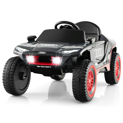 COSTWAY Audi Elektroauto für Kinder, 12V elektrisches Kinderauto mit Fernbedienung & LED-Lichtern & 4 Federungen, Kinderfahrzeug Elektrofahrzeug für Kinder ab 3 Jahren, Grau COSTWAY Audi Elektroauto für Kinder, 12V elektrisches Kinderauto mit Fernbedienung & LED-Lichtern & 4 Federungen, Kinderfahrzeug Elektrofahrzeug für Kinder ab 3 Jahren, Grau von COSTWAY