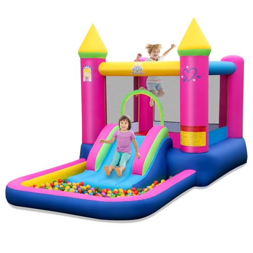 COSTWAY Hüpfburg mit Rutsche, Sprungbereich, Bällebad & Basketballkorb, für Indoor und Outdoor, inkl. Tragetasche, Reparaturset, 363 x 202 x 205 cm COSTWAY Hüpfburg mit Rutsche, Sprungbereich, Bällebad & Basketballkorb, für Indoor und Outdoor, inkl. Tragetasche, Reparaturset, 363 x 202 x 205 cm von COSTWAY