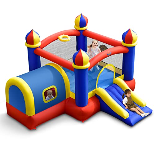 COSTWAY Hüpfburg mit Rutsche, Sprungbereich und kleinem Haus, Kinder Hüpfschloss für Indoor & Outdoor, inkl. Tragetasche, Reparaturset, 335 x 382 x 210 cm COSTWAY Hüpfburg mit Rutsche, Sprungbereich und kleinem Haus, Kinder Hüpfschloss für Indoor & Outdoor, inkl. Tragetasche, Reparaturset, 335 x 382 x 210 cm von COSTWAY