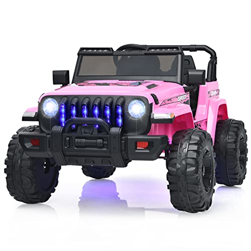 COSTWAY Elektroauto für Kinder, 12V Kinderauto Elektro mit 2,4G-Fernbedienung & MP3 & Musik & Hupe & Scheinwerfer, 2,6-6 km/h, Elektro Auto für Kinder ab 3 Jahren (Rosa) COSTWAY Elektroauto für Kinder, 12V Kinderauto Elektro mit 2,4G-Fernbedienung & MP3 & Musik & Hupe & Scheinwerfer, 2,6-6 km/h, Elektro Auto für Kinder ab 3 Jahren (Rosa) von COSTWAY