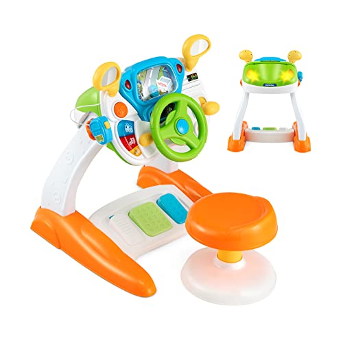 COSTWAY Lenkrad-Spielzeug, Interaktives Fahrspielzeug mit Hocker, Licht, Musik, Hupe, Megaphon, Kindergeschenk für Autofahrt, Lehrreiches Verkehrsspiel für Kinder im Vorschulalter COSTWAY Lenkrad-Spielzeug, Interaktives Fahrspielzeug mit Hocker, Licht, Musik, Hupe, Megaphon, Kindergeschenk für Autofahrt, Lehrreiches Verkehrsspiel für Kinder im Vorschulalter von COSTWAY