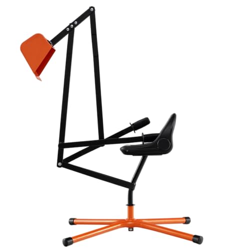 COSTWAY Sitzbagger 360° drehbar, Bagger zum Draufsitzen Metall mit Schaufel & 2-Hand Steuerung, Sandbagger Sandkasten, Aufsitzbagger für Kinder ab 3 Jahren (Orange) von COSTWAY