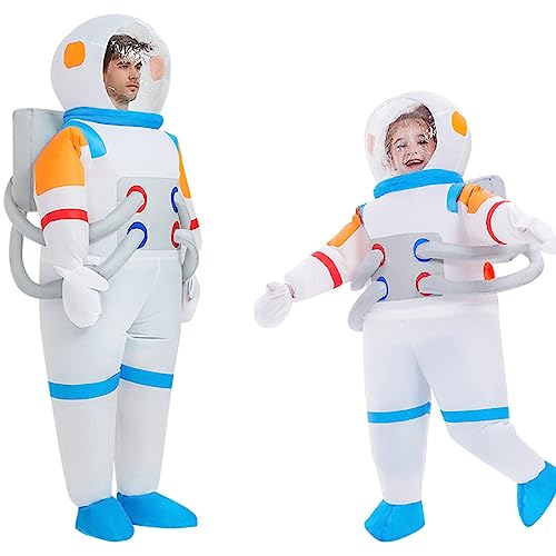 COSUNION Aufblasbares Astronauten-Kostüm für Jungen, aufblasbares Astronauten-Kostüm, Halloween, Astronauten-Kostüm (Erwachsene) von COSUNION