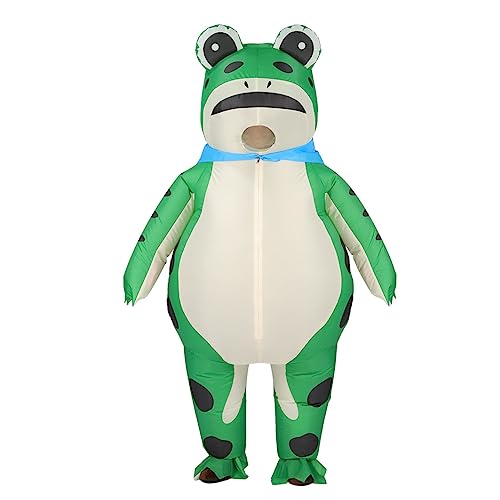 COSUNION Aufblasbares Frosch-Kostüm für Erwachsene, aufblasbares Frosch-Kostüm, Halloween-Frosch-Kostüm von COSUNION
