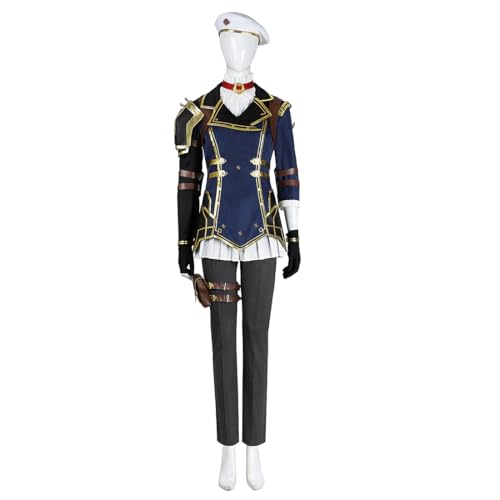 COSUNION Caitlyn Kiramman-Kostüm für Damen, Caitlyn-Kostüm, Jacke, Halloween, Caitlyn-Kostüm (Stil 1, S) von COSUNION