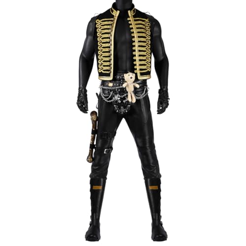 COSUNION Dementus-Kostüm für Herren, verrückte Saga-Kostüm, Halloween-Dementus-Kostüm (komplettes Set ohne Stiefel, Größe M) von COSUNION