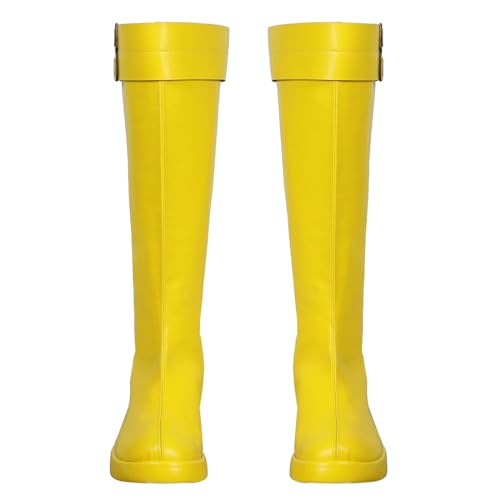COSUNION Herren-Scot-Sommer-Kostüm, Outfit für Herren, Cyclops-Kostüm, Halloween, SCOTT-Sommer-Kostüm, Overall (nur Stiefel, M) von COSUNION