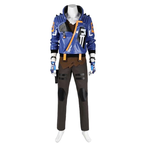 COSUNION Herren Yoru-Kostüm, Outfit, Yoru-Kostüm, Jacke, Halloween, Yoru-Kostüm (Stil 1, M) von COSUNION