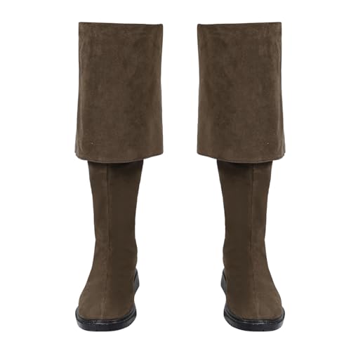 COSUNION Jackie-Kostüm für Herren mit Perücke, Jackie-Kostüm, Halloween-Jackie-Kostüm (nur Stiefel, bitte senden Sie die Stiefelgröße) von COSUNION