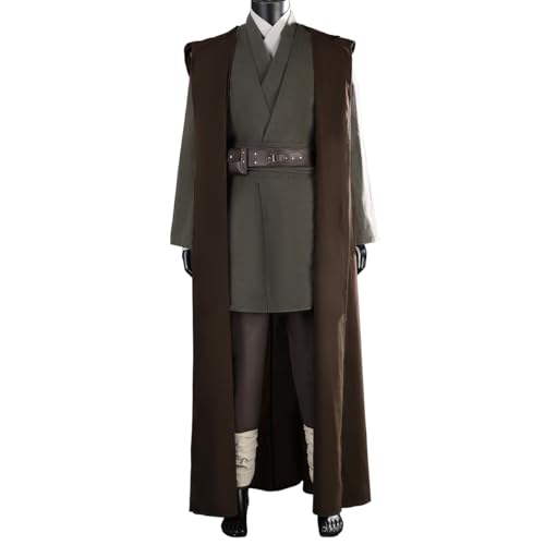 COSUNION Kenobi-Kostüm für Herren, Kenobi-Umhang, Halloween, Kenobi-Kostüm (komplettes Set, XL) von COSUNION