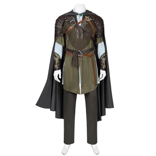 COSUNION Legolas-Kostüm für Herren mit Umhang, Halloween-Legolas-Kostüm, Outfit (Stil 1, M) von COSUNION