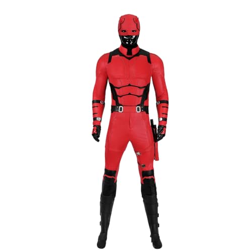 COSUNION Matthew Murdock Kostüm für Herren mit Maske, Halloween, Matthäus-Murdock-Overall (Stil 1, M) von COSUNION