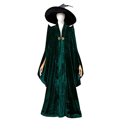 COSUNION McGonagall-Kostüm für Damen mit Hut, Halloween-Kostüm McGonagall, Stil 1, Größe S COSUNION McGonagall-Kostüm für Damen mit Hut, Halloween-Kostüm McGonagall, Stil 1, Größe S von COSUNION