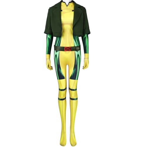 COSUNION Rogue Kostüm für Damen, Anna Marie, Overall, Halloween, XMEN97 (Stil 1, M) von COSUNION