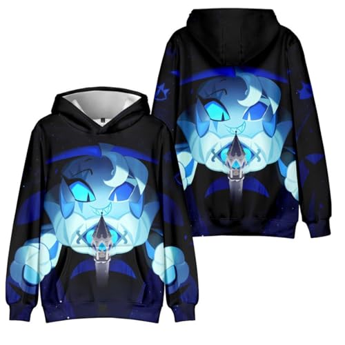 COSUNION Uni Shadow Milk Cookie Costume Hoodie Halloween 3D Figure Shadow Milk Cookie Pullover (STYLE1, XXL) von COSUNION