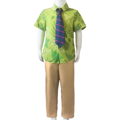 COSUNION Unisex Nick Wilde Kostüm Outfit Halloween Nick Wilde Kostüm Anzug (Stil 1, XXL) von COSUNION
