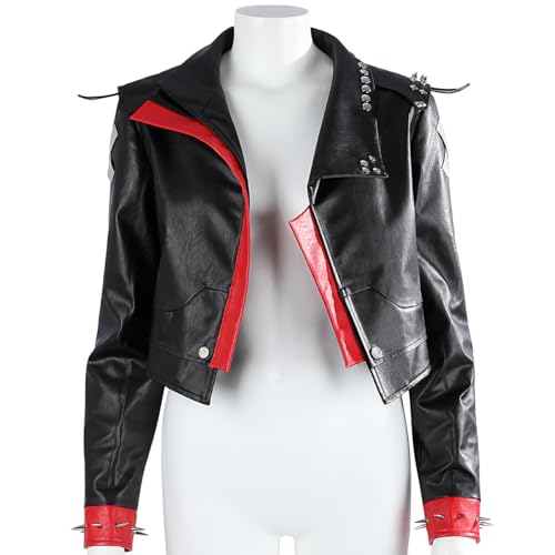 COSUNION Vi Damen-Kostüm, Jacken, Halloween-VI-Kostüm-Outfit (Stil 1, XXL) von COSUNION