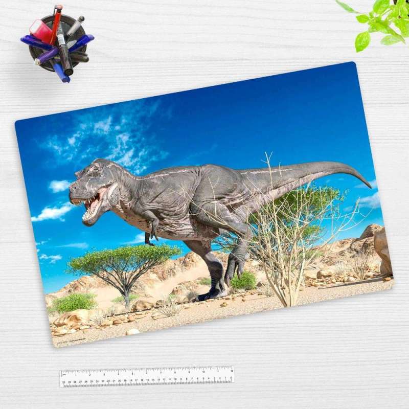 COVER-YOUR-DESK Schreibtischunterlage 60 x 40 cm, Themenwelten Dinosaurier, coveryourdesk Designs Hungriger T-Rex COVER-YOUR-DESK Schreibtischunterlage 60 x 40 cm, Themenwelten Dinosaurier, coveryourdesk Designs Hungriger T-Rex von COVER-YOUR-DESK