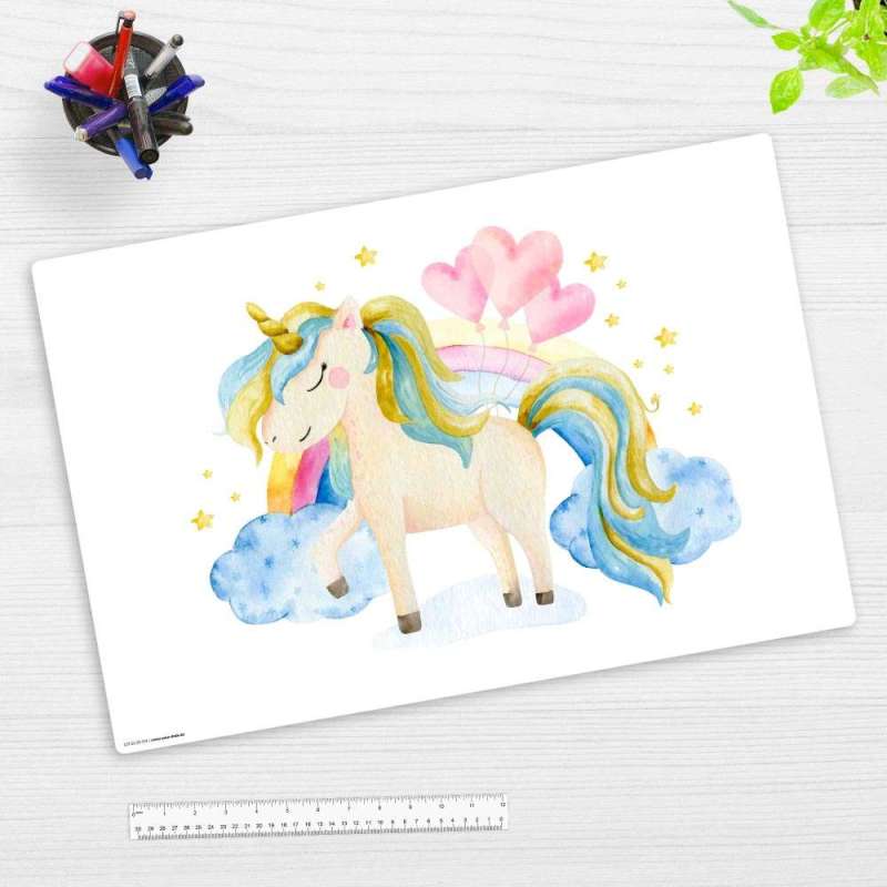 COVER-YOUR-DESK Schreibtischunterlage 60 x 40 cm, Themenwelten Einhšrner, coveryourdesk Designs Einhorn in den Wolken COVER-YOUR-DESK Schreibtischunterlage 60 x 40 cm, Themenwelten Einhšrner, coveryourdesk Designs Einhorn in den Wolken von COVER-YOUR-DESK
