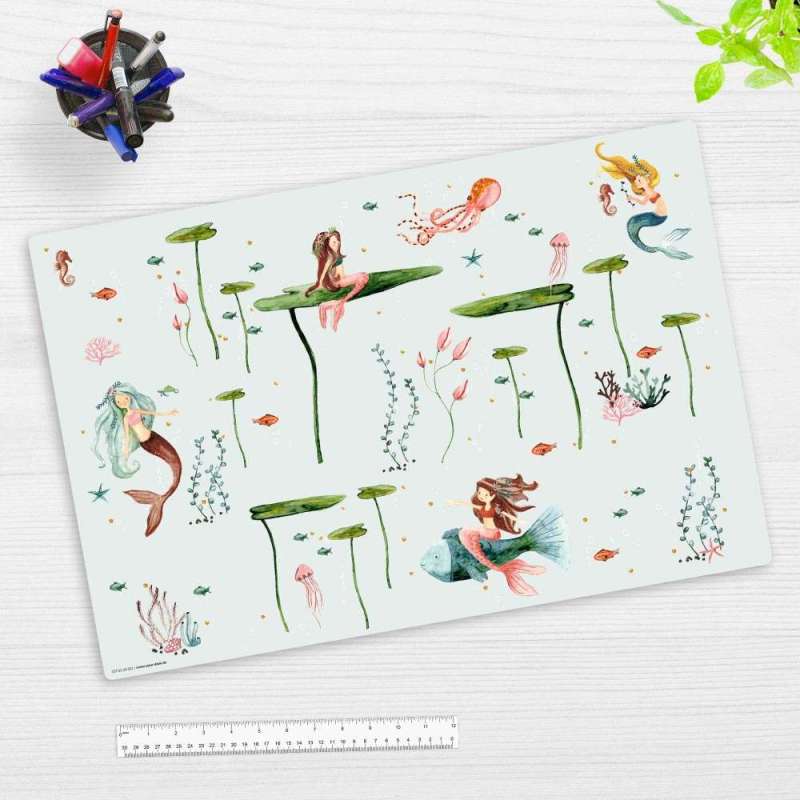 COVER-YOUR-DESK Schreibtischunterlage 60 x 40 cm, Themenwelten Meerjungfrauen, coveryourdesk Designs Meerjungfrau COVER-YOUR-DESK Schreibtischunterlage 60 x 40 cm, Themenwelten Meerjungfrauen, coveryourdesk Designs Meerjungfrau von COVER-YOUR-DESK