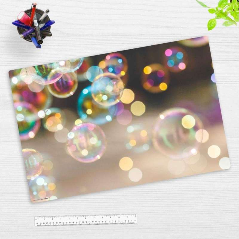 COVER-YOUR-DESK Schreibtischunterlage 60 x 40 cm, Themenwelten Natur, coveryourdesk Designs Schimmernde Seifenblasen COVER-YOUR-DESK Schreibtischunterlage 60 x 40 cm, Themenwelten Natur, coveryourdesk Designs Schimmernde Seifenblasen von COVER-YOUR-DESK