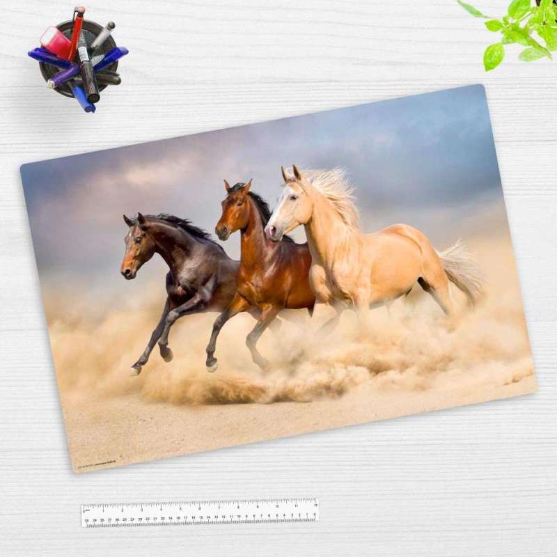 COVER-YOUR-DESK Schreibtischunterlage 60 x 40 cm, Themenwelten Pferde, coveryourdesk Designs Drei Pferde COVER-YOUR-DESK Schreibtischunterlage 60 x 40 cm, Themenwelten Pferde, coveryourdesk Designs Drei Pferde von COVER-YOUR-DESK