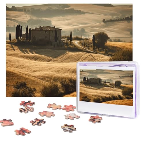 View of Typical Puzzles 500 Pieces Personalized Jigsaw Puzzles with storage bag Photos Puzzle for Adults Challenging Picture Puzzle for Men Women Home Decor (52 x 38 cm) von COWMGHLDFL