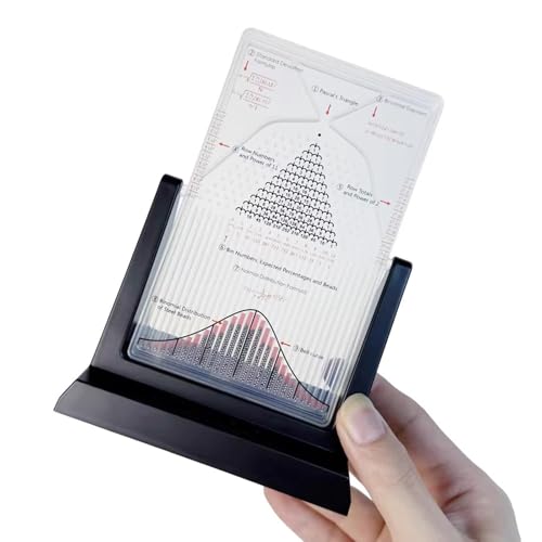 Dalton-Brett, Tisch-Galton-Brett, Wahrscheinlichkeits-Demonstrationsmodell mit Glockenkurve, effektives Experimentierwerkzeug für statistische Gesetze, für den Physikunterricht im Schullabor von COYEUX