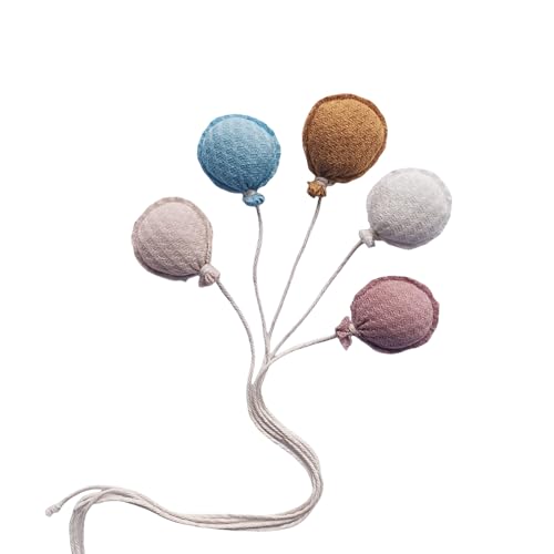 5 Stück Baby-Geburtstags-Hintergrunddekoration, Ballonform, Neugeborenen-Fotografie-Requisiten, einfacher Stoffballon-Anhänger, Studio-Hintergrund, Dekorationen 5 Stück Baby-Geburtstags-Hintergrunddekoration, Ballonform, Neugeborenen-Fotografie-Requisiten, einfacher Stoffballon-Anhänger, Studio-Hintergrund, Dekorationen von CPAOWEHF