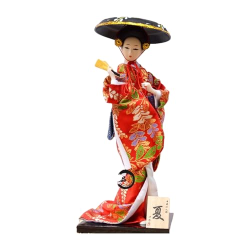 CPAOWEHF 30 cm Japanische Kimono Puppen Ornamentierung Ideal Zur Verbesserung Der Ästhetik Der Häuser Und Der Gibing Zwecke Feines Arbeitsplatzspielzeug von CPAOWEHF