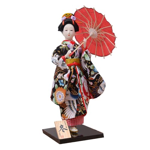 CPAOWEHF Authentics Japanische Kimonos Puppen 12 Zoll Figur Für Und Restaurant Display von CPAOWEHF