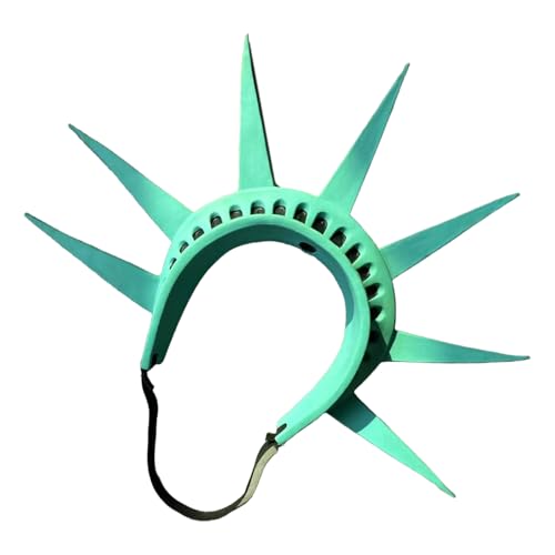 CPAOWEHF Freiheitsstatue Stirnband, Taschenlampe, Requisiten, Kostümzubehör, Halloween-Kostüm, Cosplay-Outfit für Damen CPAOWEHF Freiheitsstatue Stirnband, Taschenlampe, Requisiten, Kostümzubehör, Halloween-Kostüm, Cosplay-Outfit für Damen von CPAOWEHF
