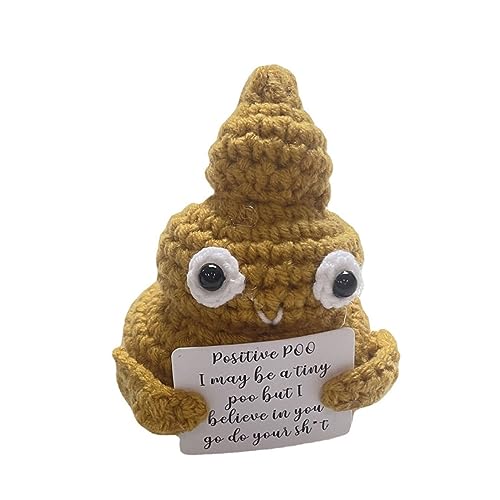 CPAOWEHF Gestrickte Poo Figur Geschenk Für Kinder Jungen Geschenkartikel Für Kinder Mädchen Jungen Feiertags Neujahrsgeschenk von CPAOWEHF