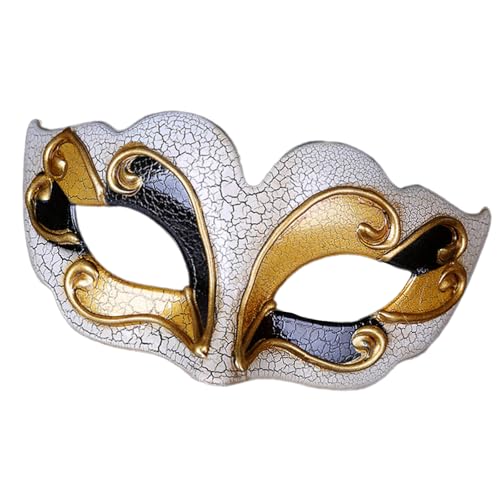CPAOWEHF Maskerade-Kostüm-Dekoration für Damen und Herren, Halloween-Augenmaske, halbes Gesicht, Halloween-Kostüm-Zubehör CPAOWEHF Maskerade-Kostüm-Dekoration für Damen und Herren, Halloween-Augenmaske, halbes Gesicht, Halloween-Kostüm-Zubehör von CPAOWEHF