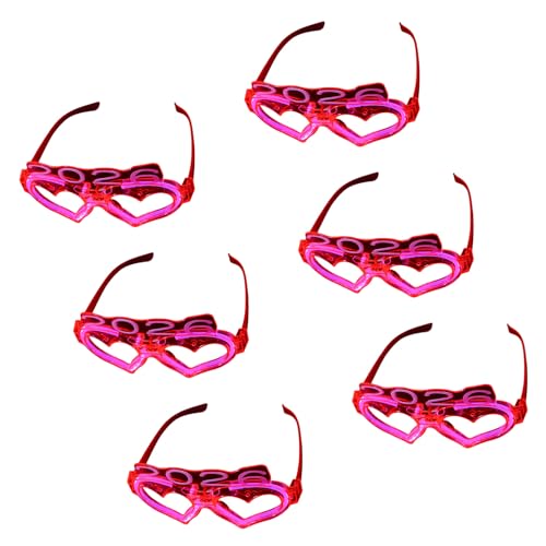CPAOWEHF Packung Von 6 LED Beleuchtung Herzgläser Nacht Party Zubehör Bequeme Fit Friendly Design Party Blitzgläser CPAOWEHF Packung Von 6 LED Beleuchtung Herzgläser Nacht Party Zubehör Bequeme Fit Friendly Design Party Blitzgläser von CPAOWEHF