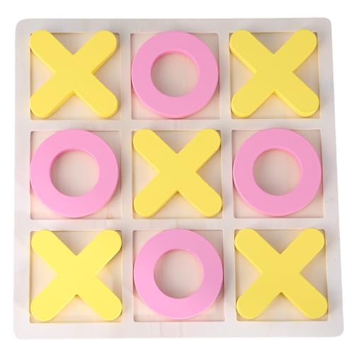 CPAOWEHF Reisefreundlichkeit Holzfliesen Brettspiel Fun Entertainment Schachbrett Holzfliesenspiel Perfekt Für Büro Und Schreibtisch Dekore von CPAOWEHF