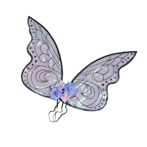 CPAOWEHF Schmetterlingsflügel-Kostüm für Mädchen, Cosplay, Party, Halloween, Weihnachten, Geburtstag, Halloween, Cosplay, Feen, Flügel-Kostüm CPAOWEHF Schmetterlingsflügel-Kostüm für Mädchen, Cosplay, Party, Halloween, Weihnachten, Geburtstag, Halloween, Cosplay, Feen, Flügel-Kostüm von CPAOWEHF
