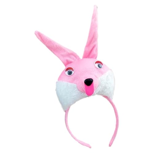 CPAOWEHF Tier-Hasen-Kostüm-Zubehör, 3D-Hasenohren, Stirnband, Schwanz, Fliege, Handschuhe für Kinder, Halloween, Cosplay, Party-Requisiten von CPAOWEHF