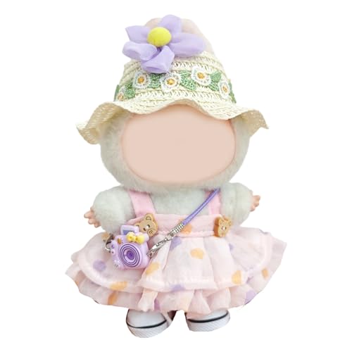 CPAOWEHF Urlaubsthema 17cm Puppengarderobe Strohhut Und Riemchkleid Puppenkleidung Für Anime Figur Doll Display Outfit CPAOWEHF Urlaubsthema 17cm Puppengarderobe Strohhut Und Riemchkleid Puppenkleidung Für Anime Figur Doll Display Outfit von CPAOWEHF