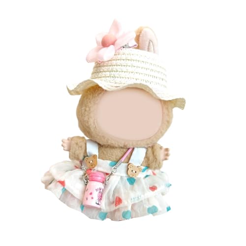 CPAOWEHF Urlaubsthema 17cm Puppengarderobe Strohhut Und Riemchkleid Puppenkleidung Für Anime Figur Doll Display Outfit CPAOWEHF Urlaubsthema 17cm Puppengarderobe Strohhut Und Riemchkleid Puppenkleidung Für Anime Figur Doll Display Outfit von CPAOWEHF