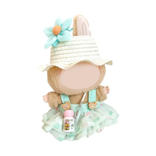 CPAOWEHF Urlaubsthema 17cm Puppengarderobe Strohhut Und Riemchkleid Puppenkleidung Für Anime Figur Doll Display Outfit CPAOWEHF Urlaubsthema 17cm Puppengarderobe Strohhut Und Riemchkleid Puppenkleidung Für Anime Figur Doll Display Outfit von CPAOWEHF